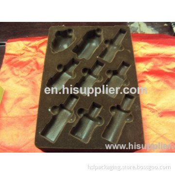 Thermo Formed Liner Blister Tray With Flocking &amp; Velvet / Flocking Inner Tray 